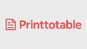 printtotable.com logo